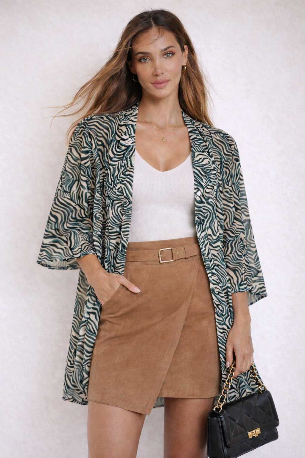 Docor España Kimono camisola mujer diseño Print