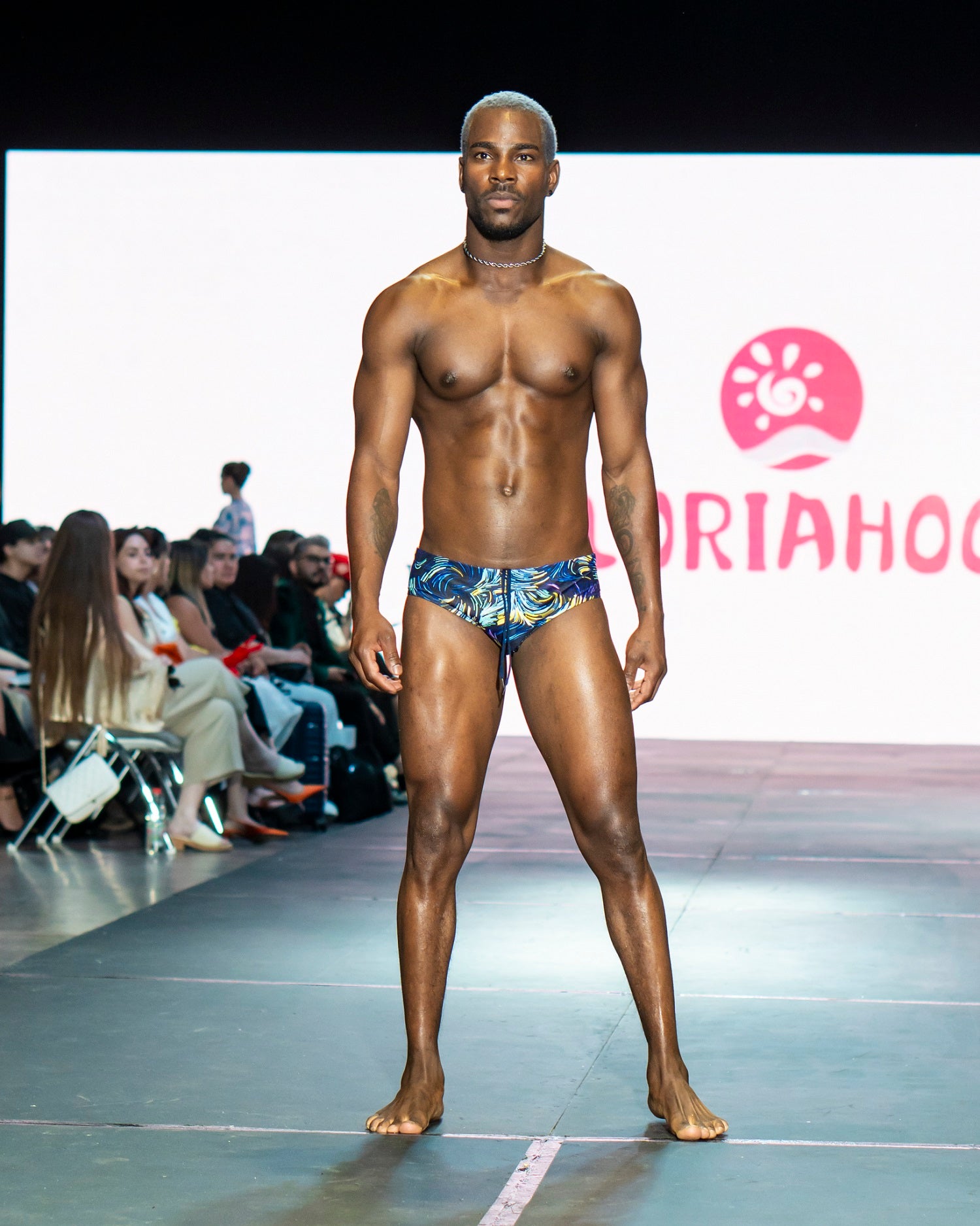 Tie Dye Traje De Baño Elástico Sexy Hombre Gloriahoon