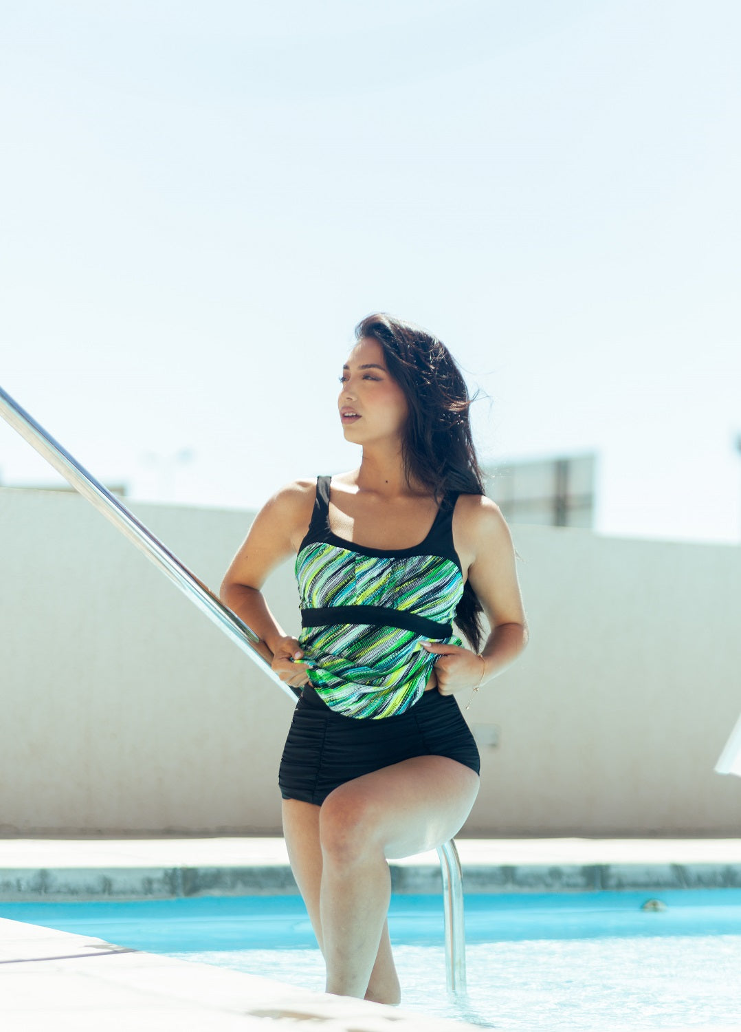 Traje De Baño Top Tankini Sólo Parte De Arriba Gloriahoon -S