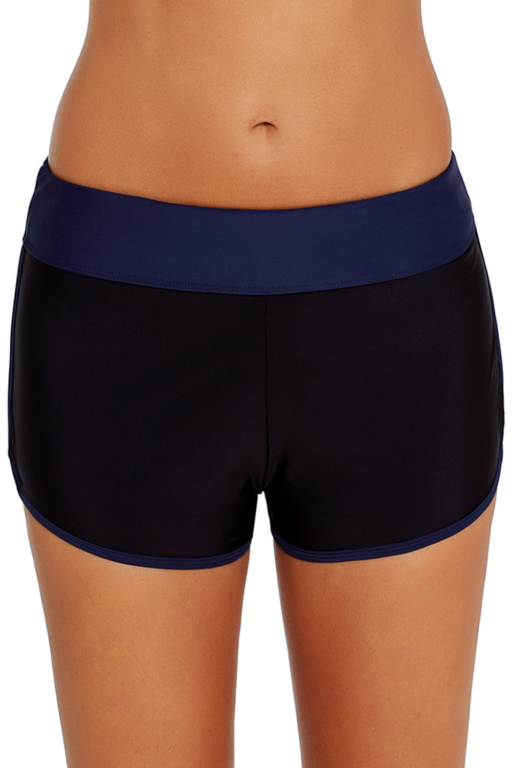 Short De Baño Deportivo Mujer Azul Gloriahoon