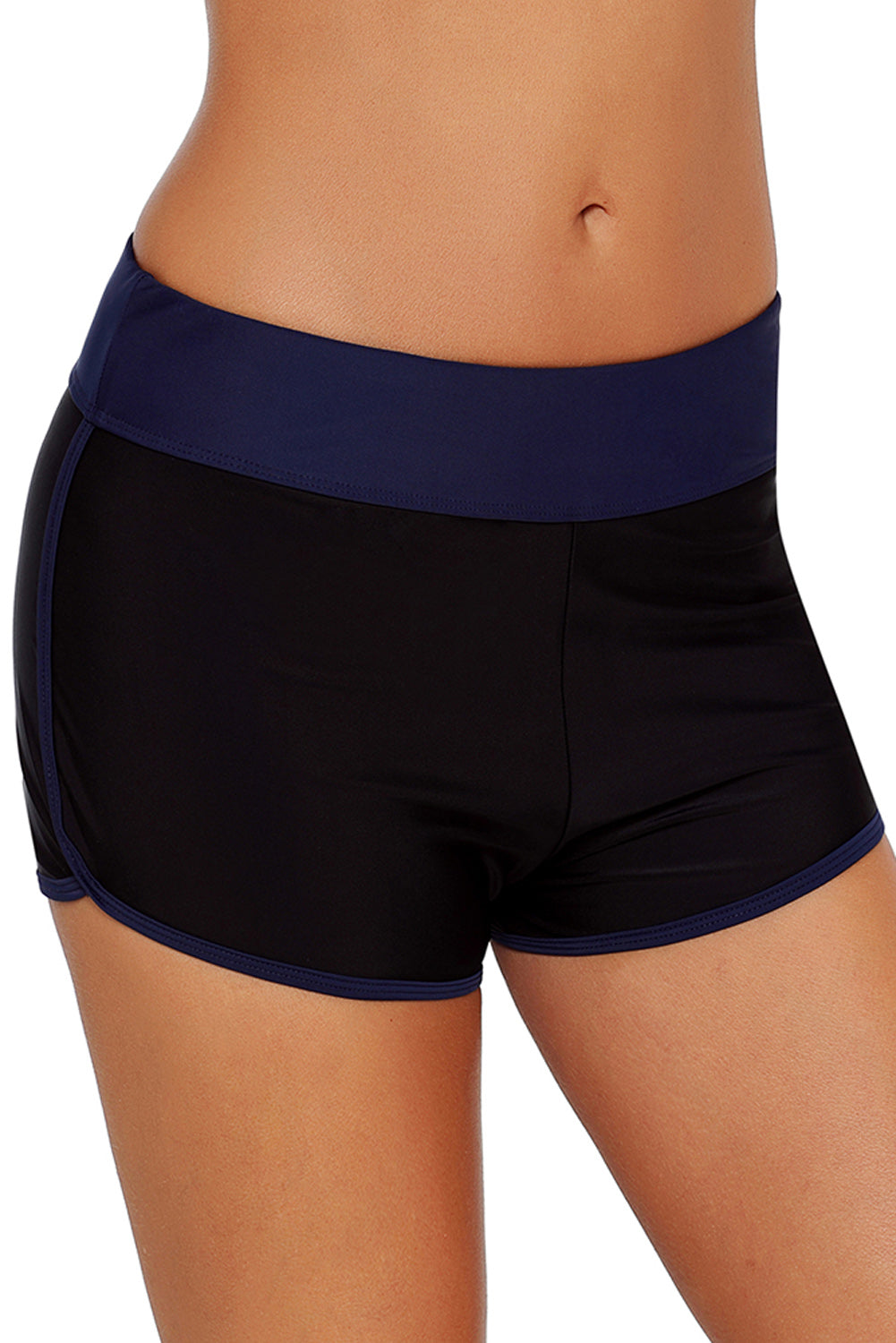 Short De Baño Deportivo Mujer Azul Gloriahoon