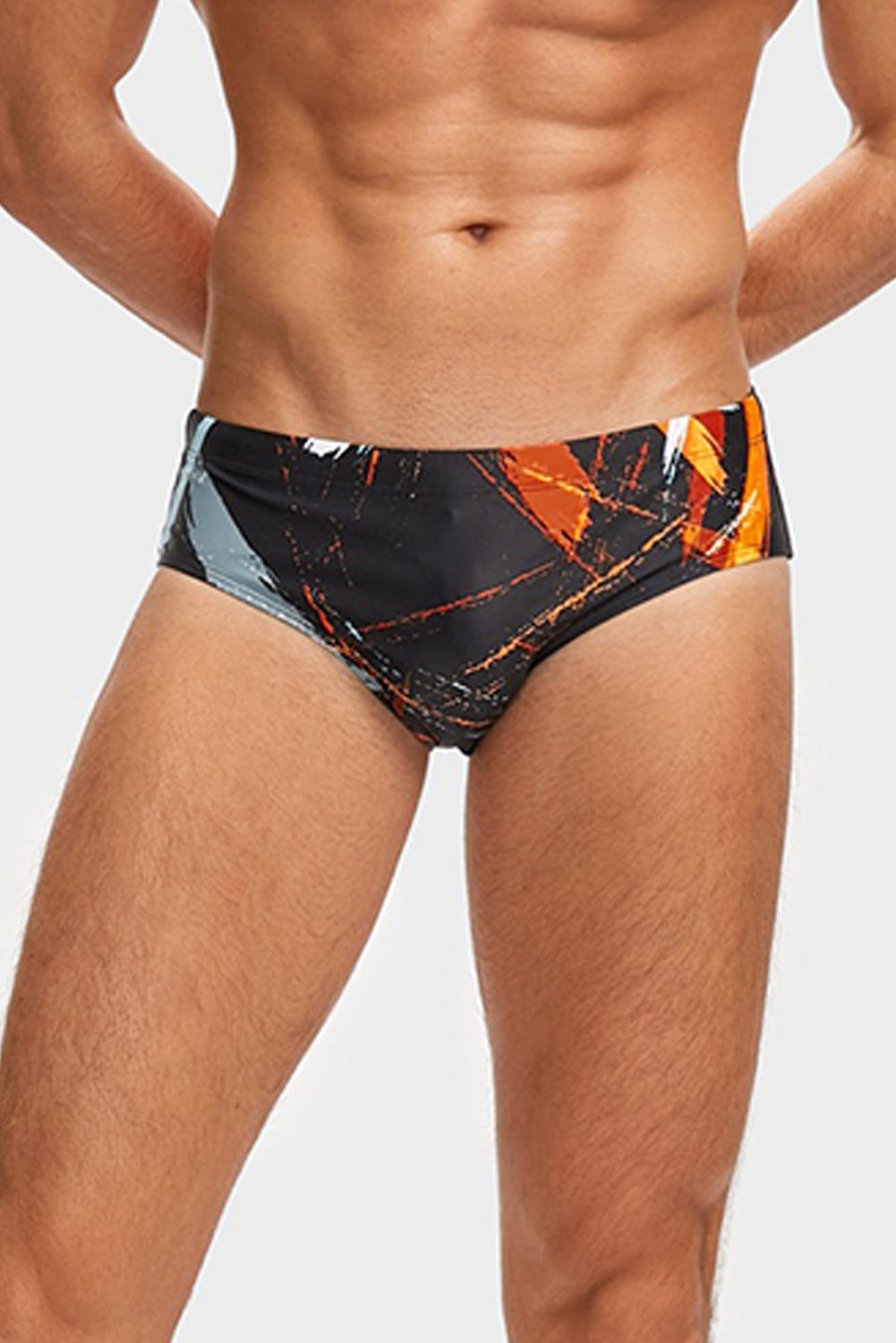 Tie Dye Traje De Baño Elástico Sexy Para Hombre N