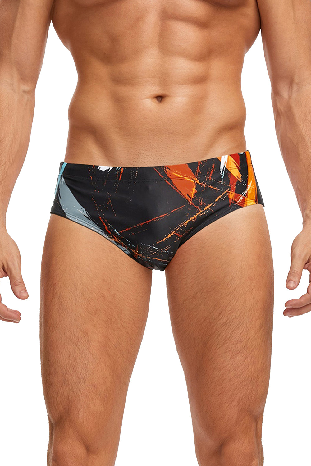 Tie Dye Traje De Baño Elástico Sexy Para Hombre N