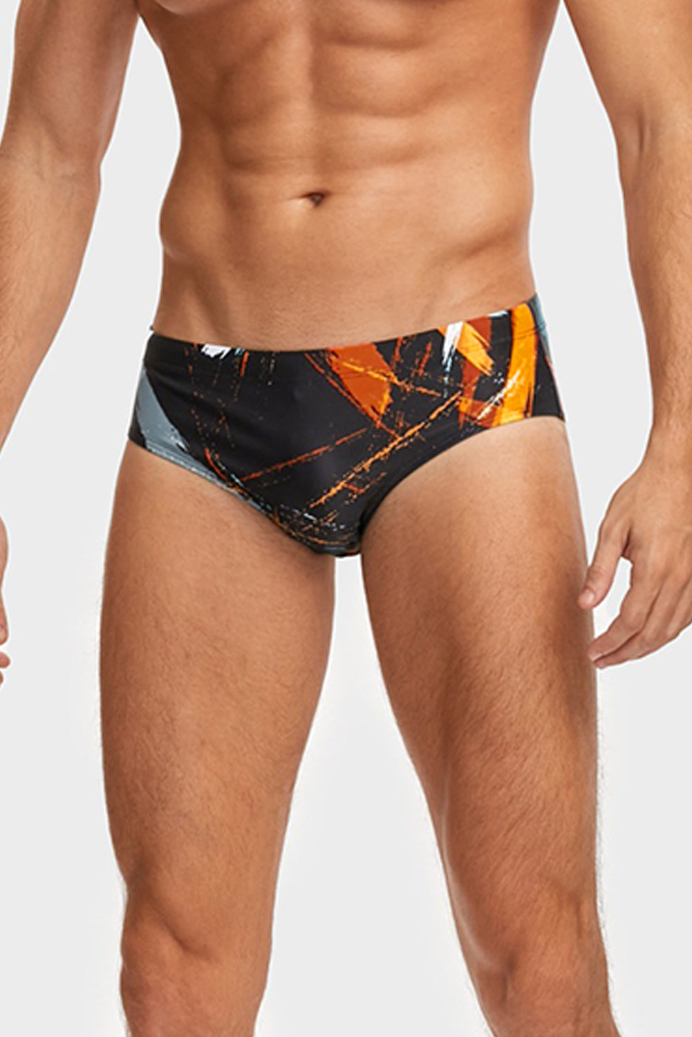 Tie Dye Traje De Baño Elástico Sexy Para Hombre N